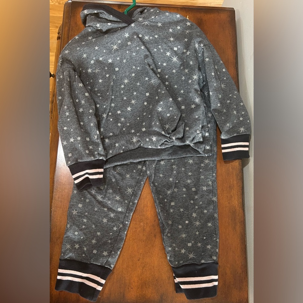 Matilda Jane Gray Star Hoodie and Pants Set